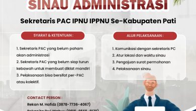 PC IPNU IPPNU Pati Buka Pelatihan Administrasi