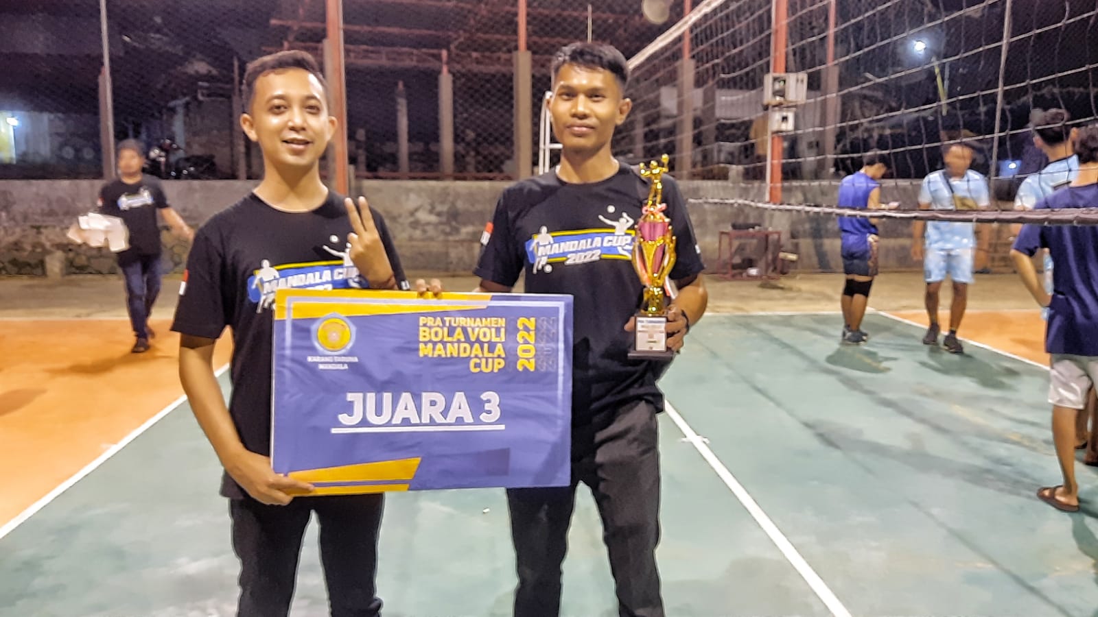 PCNU PATI _ Tumbuhkan Jiwa Sportivitas Karang Taruna Lahar Gelar Turnamen Bola Voli.