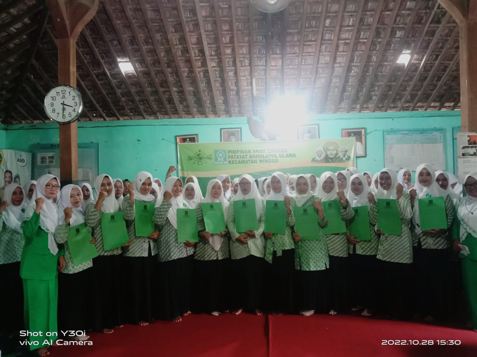 12 Ranting Fatayat NU Kecamatan Winong Dilantik