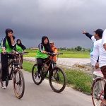 Ratusan Santri Meriahkan Gowes Bareng MWCNU Trangkil