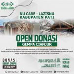 PCNU-Lazisnu Ajak Warga Bantu Korban Gempa Cianjur