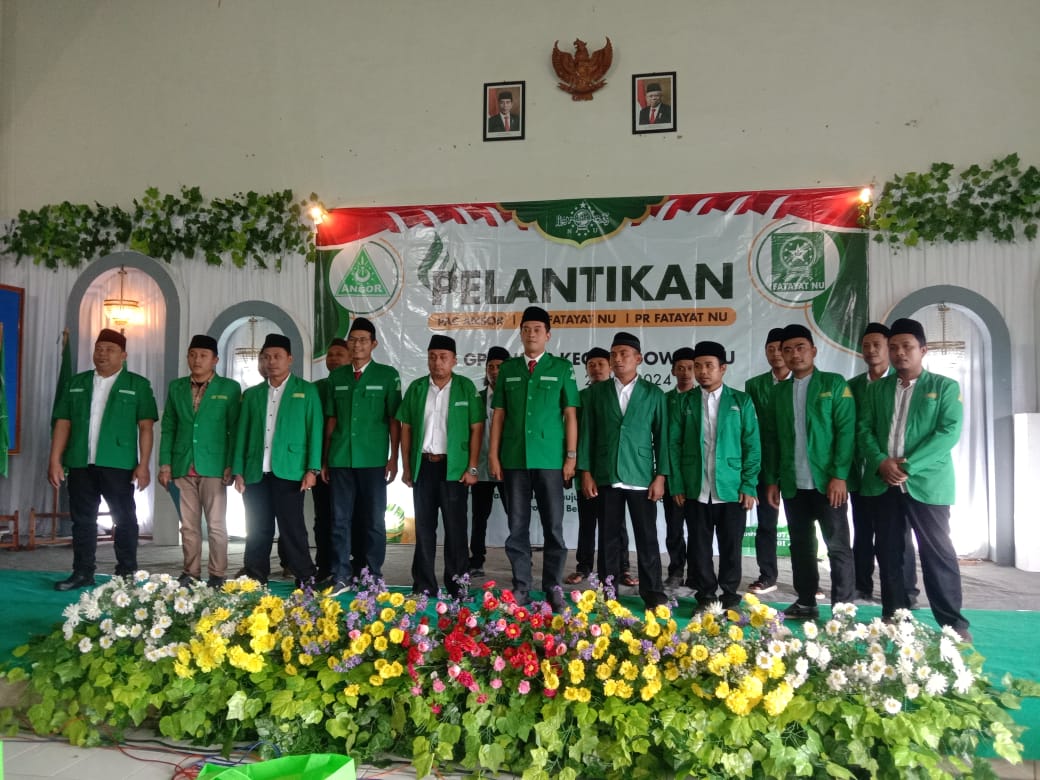 Pengurus PAC Fatayat dan Ansor Tlogowungu Resmi Dilantik