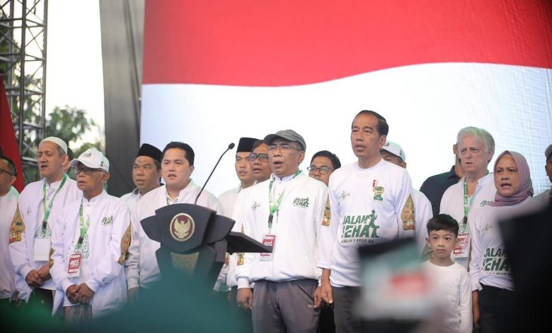 Dibuka Jokowi, Puluhan Ribu Warga NU Ikuti Jalan Sehat di Solo