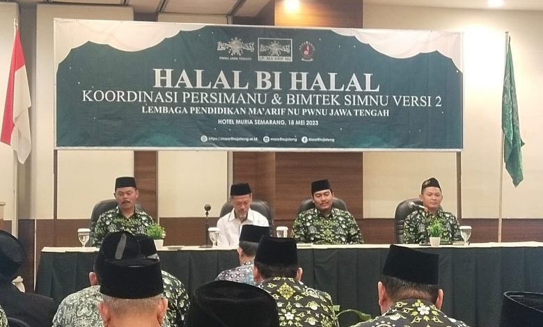 Halalbihalal, Ma'arif NU Jateng Diharap Lanjutkan Program