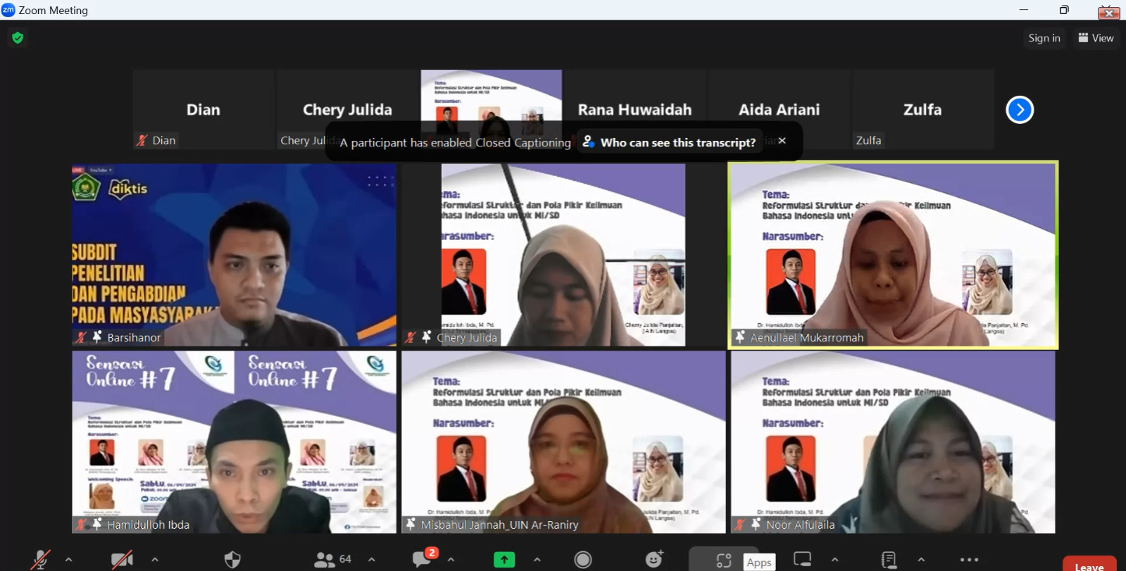 Struktur dan Pola Pikir Keilmuan Bahasa Indonesia MI/SD Perlu Direformulasi