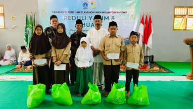 PIM Mujahidin Bageng Gembong Santuni Ratusan Anak Yatim dan Duafa