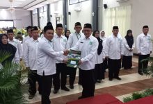 Fakhruddin Kukuhkan Pengurus LP Ma’arif NU PCNU Kab. Purbalingga.