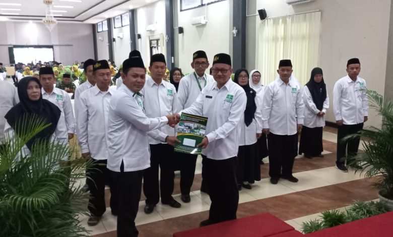 Fakhruddin Kukuhkan Pengurus LP Ma’arif NU PCNU Kab. Purbalingga.