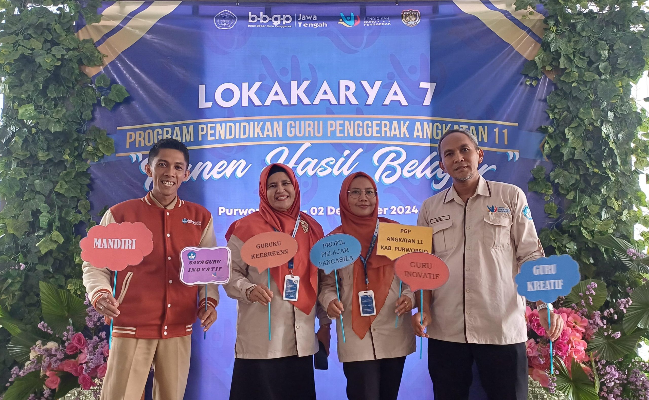 Meriah, 3 Guru SMKN 4 Purworejo Ikuti Festival Panen Belajar PGP