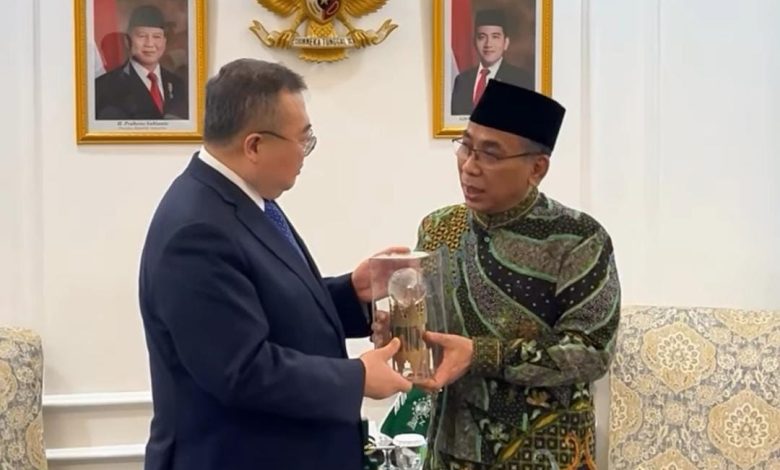 Kunjungi PBNU, Menteri HI China Dukung Kiprah NU