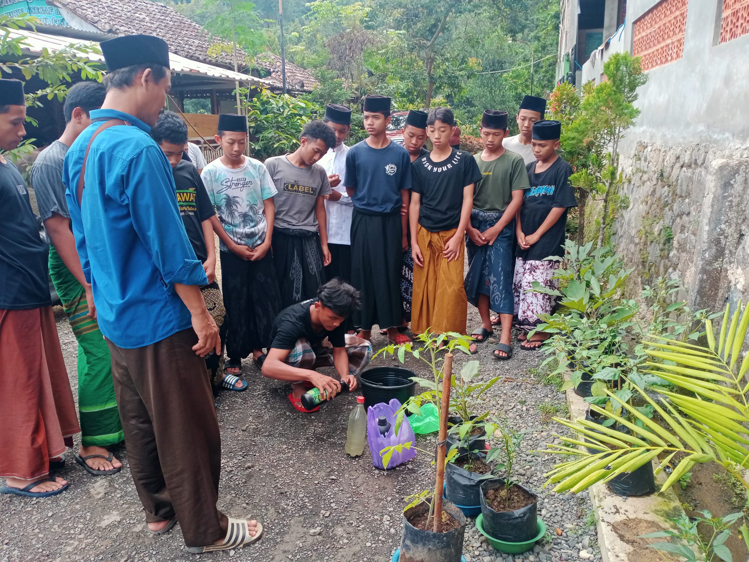 LPPNU Pati Gelar Pembinaan Pertanian di Pesantren Nurul Qur'an Gembong