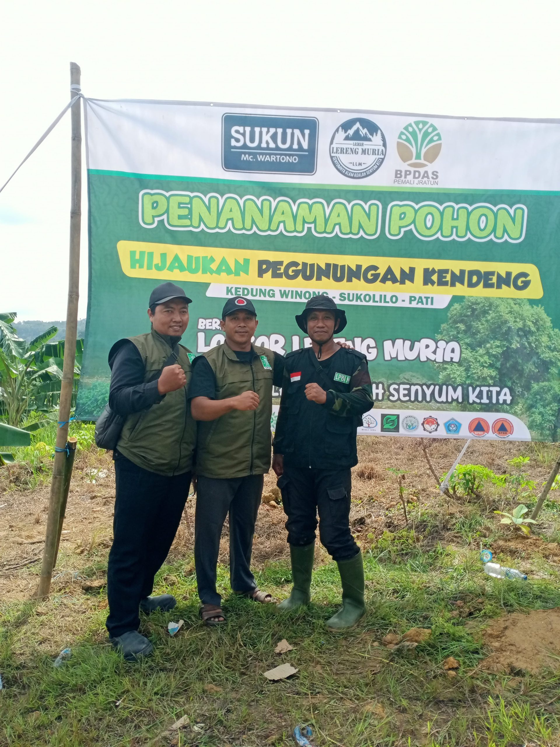 LPPNU Pati Turut Serta dalam Penanaman Pohon di Pegunungan Kendeng