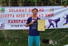 M. Zaenal Ma’arif Pelajar SMK Ma’arif NU Talang, Juara 02SN Tingkat SMK se Kabupaten Tegal