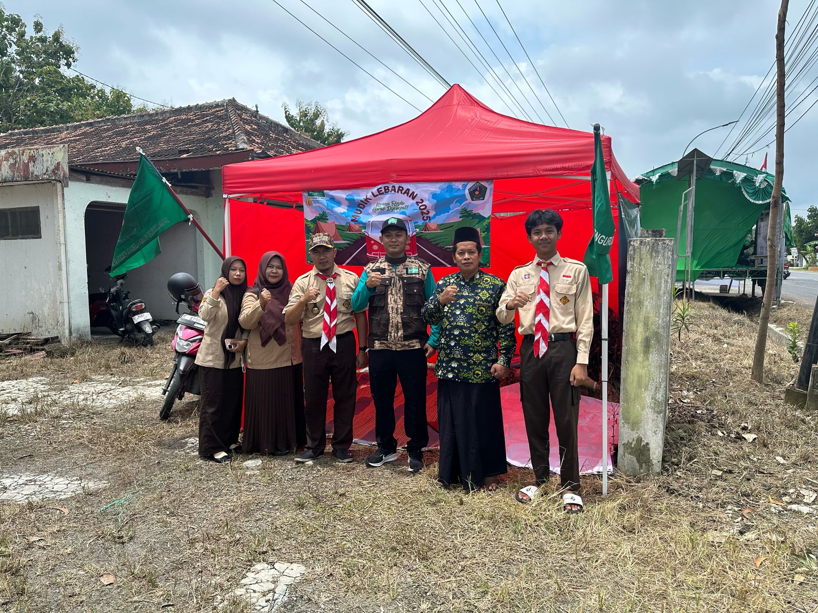 Fakhruddin Karmani Monitoring Tenda Mudik Sakomanu di Rembang