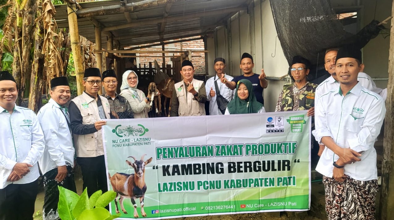 NU Care-LAZISNU Pati Salurkan Program Kambing Bergulir Tahap 2 kepada Warga Slungkep Kayen