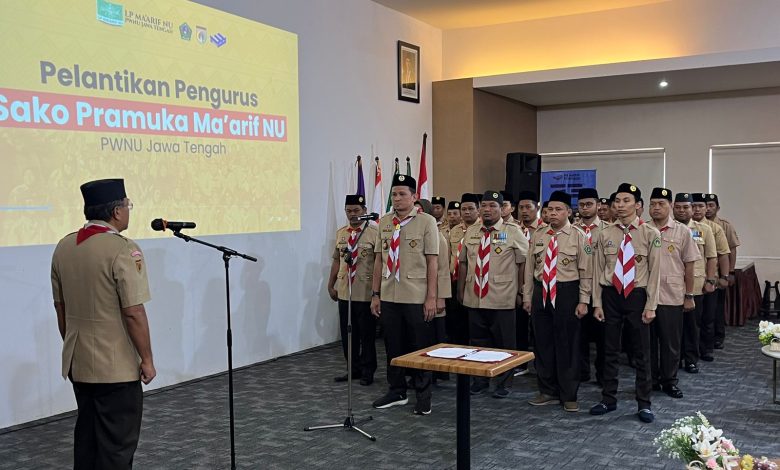 Pengurus Satuan Komunitas Pramuka Ma’arif Nahdlatul Ulama Jateng 2024-2029 Resmi Dilantik, Ini Rinciannya