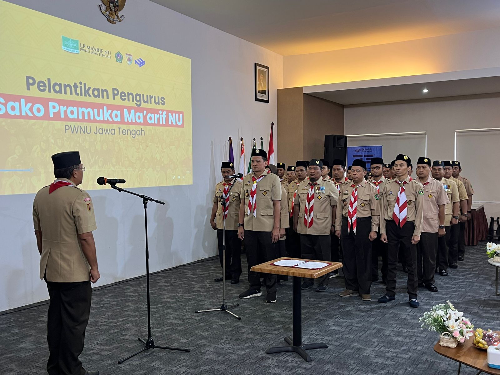 Pengurus Satuan Komunitas Pramuka Ma’arif Nahdlatul Ulama Jateng 2024-2029 Resmi Dilantik, Ini Rinciannya