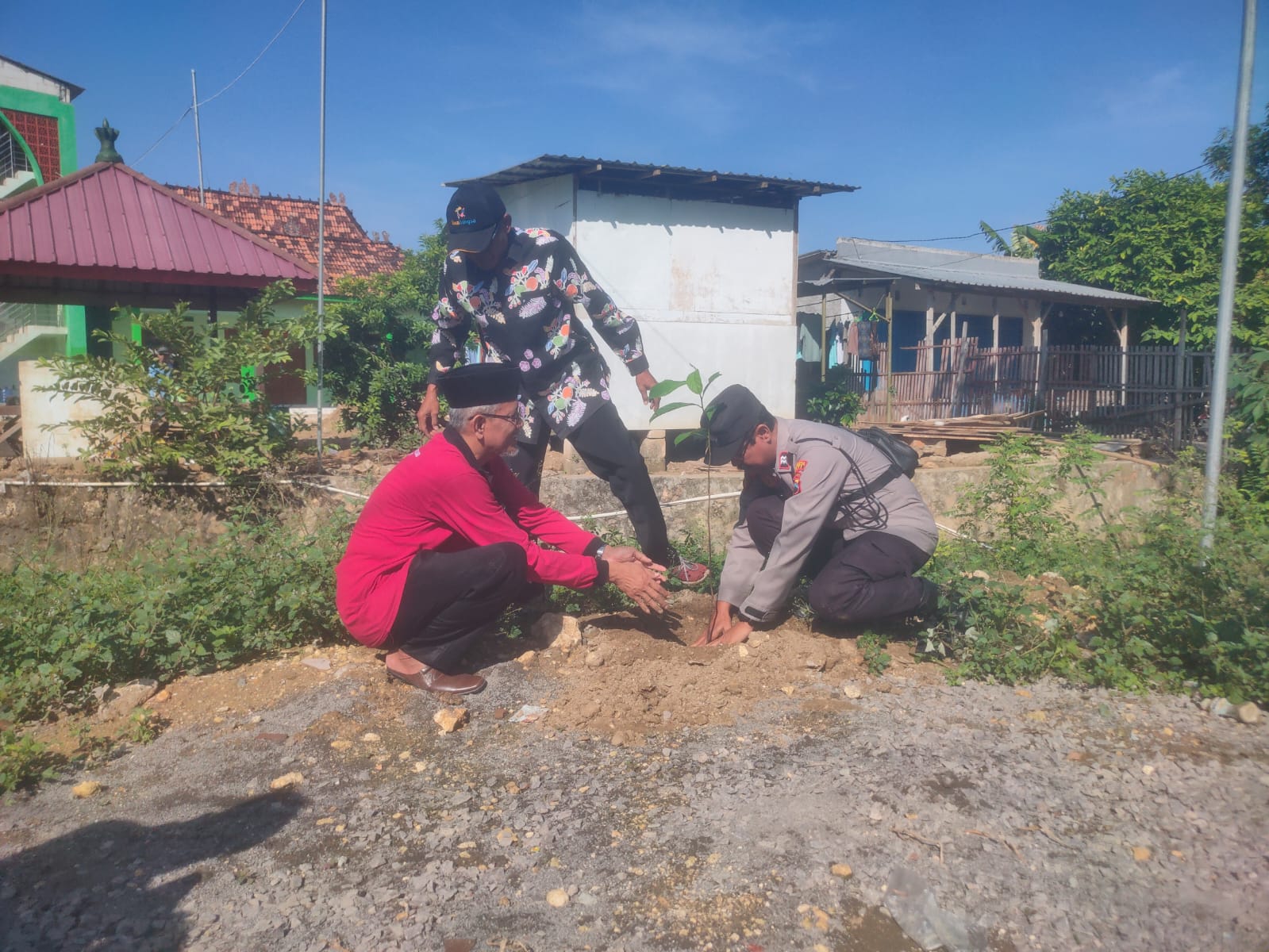 Siswa siswi SMA dan MTs Joyo Kusumo Gelar Penanaman 1.000 Pohon di Desa Pasuruhan dan Jetis Pesagi