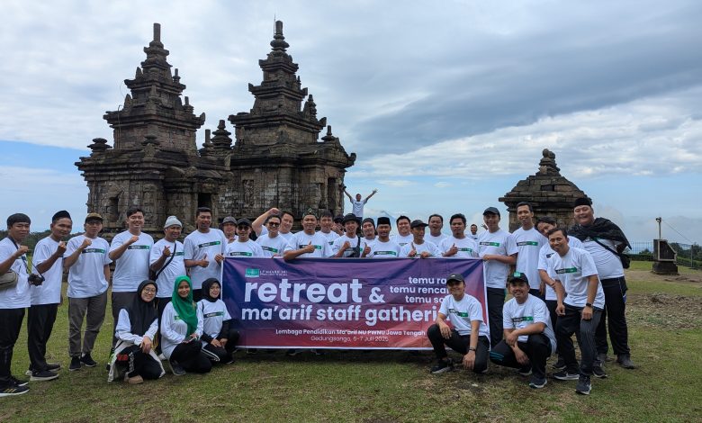 Retreat & Ma`arif Staff Meeting; Ketua Ma`arif NU Jateng “Aku, Kamu, Kita Setara”