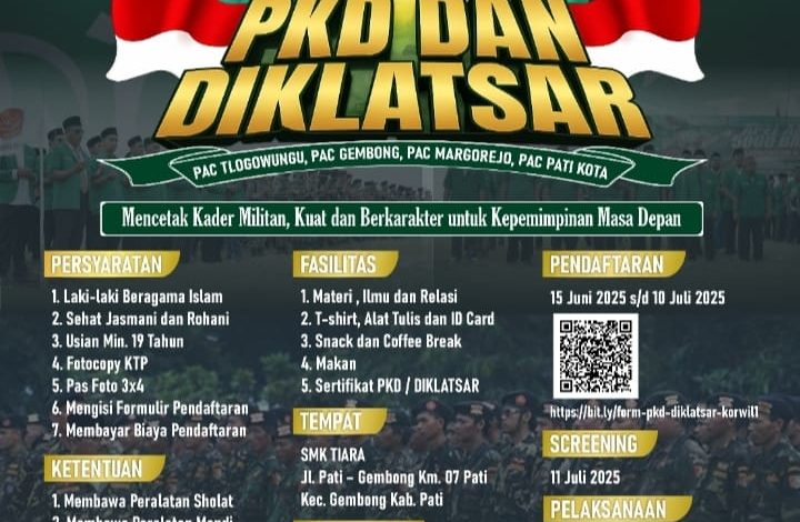 Persiapan PKD Ansor Korwil I 90%, Pendaftaran Ditutup Besok