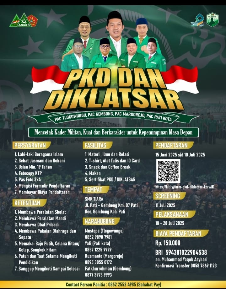 Persiapan PKD Ansor Korwil I 90%, Pendaftaran Ditutup Besok