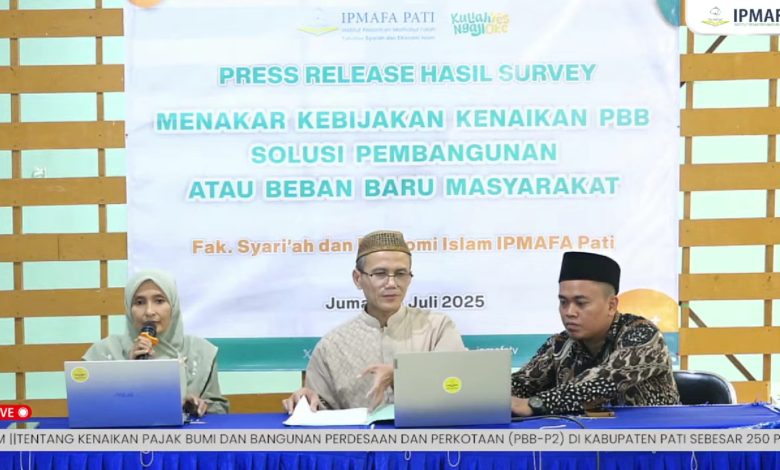 Hasil Survei: Kbijakan Kenaikan PBB Mengabaikan Prinsip Keadilan Sosial