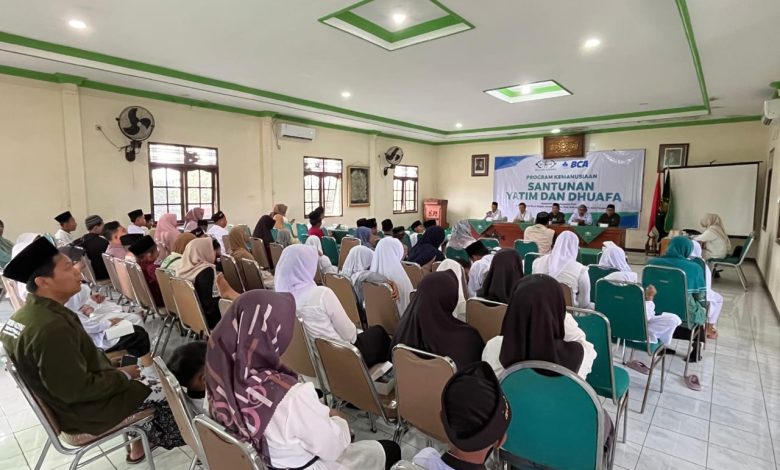 LAZISNU Pati Santuni Puluhan Anak Yatim dan Duafa
