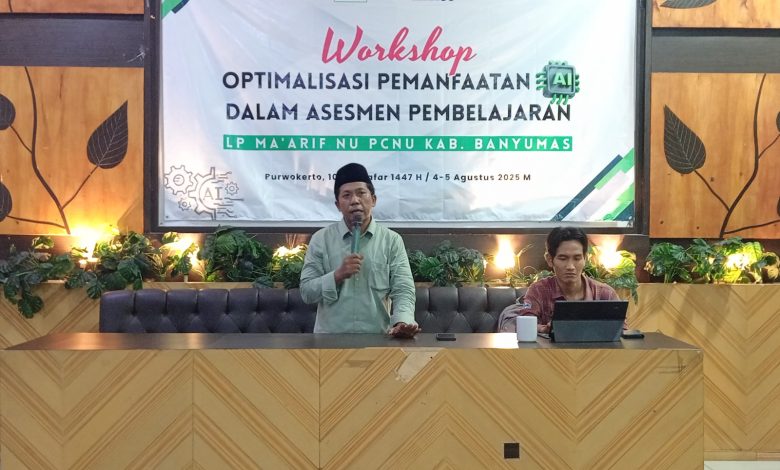 LP Ma’arif NU Banyumas Gelar Workshop Pemanfaatan AI dalam Pembelajaran