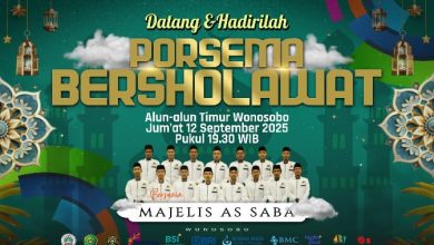 Siap! Majelis As Saba Wonosobo Akan Sholawatan di Porsema XIII