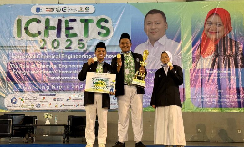 Tim Riset MA Salafiyah Kajen Pati Raih Juara 3 Kompetisi NIPRO ITS