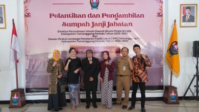 Ketua Dewan Pengawas LPPL Temanggung TV Lantik Direksi Baru