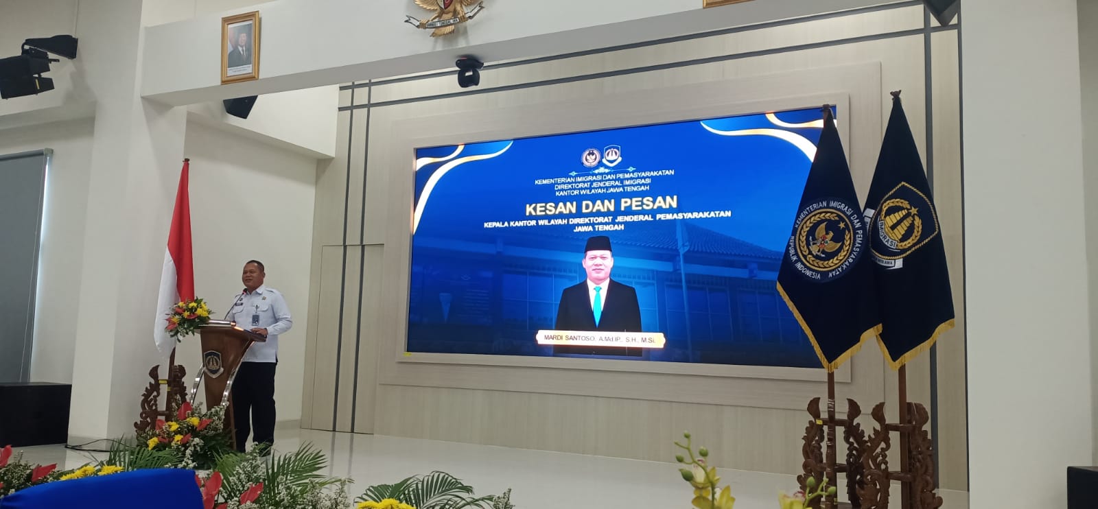 Ibda Ketua FKPT Jateng Hadiri Pisah Sambut Kepala Kantor Wilayah Direktorat Jenderal Imigrasi Jawa Tengah