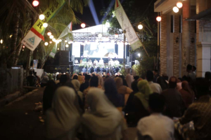 Hari Santri 2025, NU Ranting Ngagel beserta Banom Gelar Selawatan