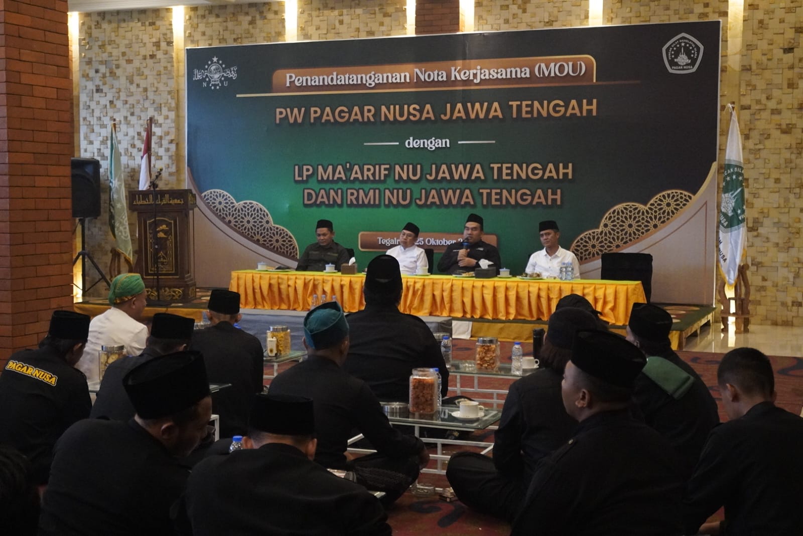 Koalisi Baru, Dua Lembaga dan Satu Banom NU Tanda Tangani MoU