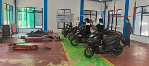 SMKNU Kolaborasi dengan Zirang Honda Buka Layanan Servis Motor Gratis