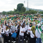 25 Ribu Peserta Meriahkan Jalan Sehat Santri NU Jateng 2025
