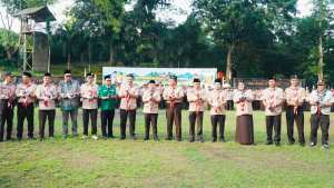 Upacara Pembukaan Kemah Kemanusiaan dan Perdamaian SAKO Pramuka Pandu Ma'arif Jawa Tengah Tahun 2025