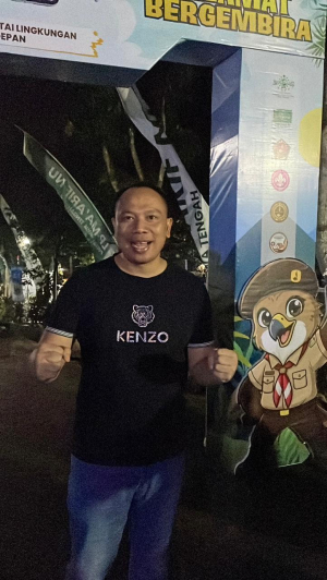 Vicky Prasetyo dan Wakil DPRD Jateng Sapa Peserta Kemah Maarif NU Jateng