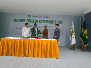 Tingkatkan Kualitas Pendidik, LP Ma’arif PCNU Pati Gandeng STT Pati dalam Ma’arif English Community