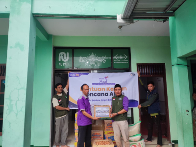 Wujud Kepedulian, Artha Bahana Syariah Salurkan Bantuan Logistik Banjir Melalui Posko Induk PCNU Pati Peduli Bencana