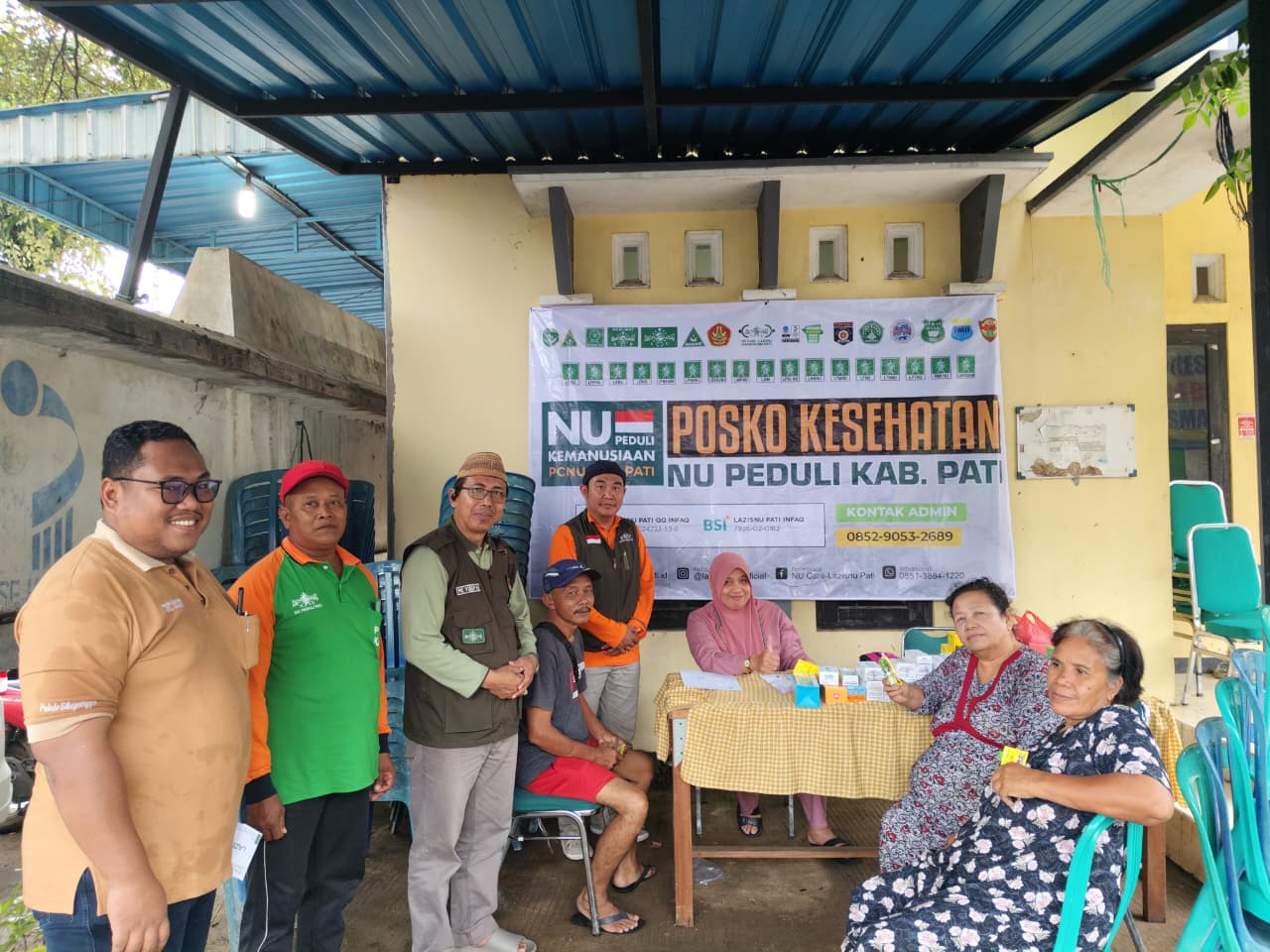 NU Peduli Kabupaten Pati Dirikan Posko Kesehatan di Juwana