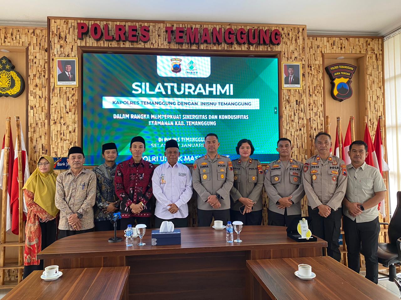 INISNU Silaturahmi ke Kapolres Temanggung, Perkuat Sinergi Kampus dan Kepolisian