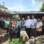 Program Berdaya Guna, LAZISNU Pati Kembali Serahkan Kambing Bergulir sasar warga Sukolilo