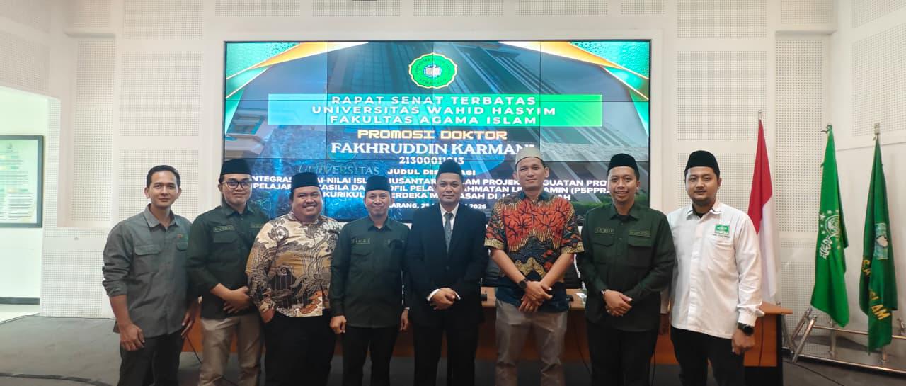Fakhruddin Karmani Raih Doktor, Teliti Integrasi Islam Nusantara dalam Kurikulum Merdeka