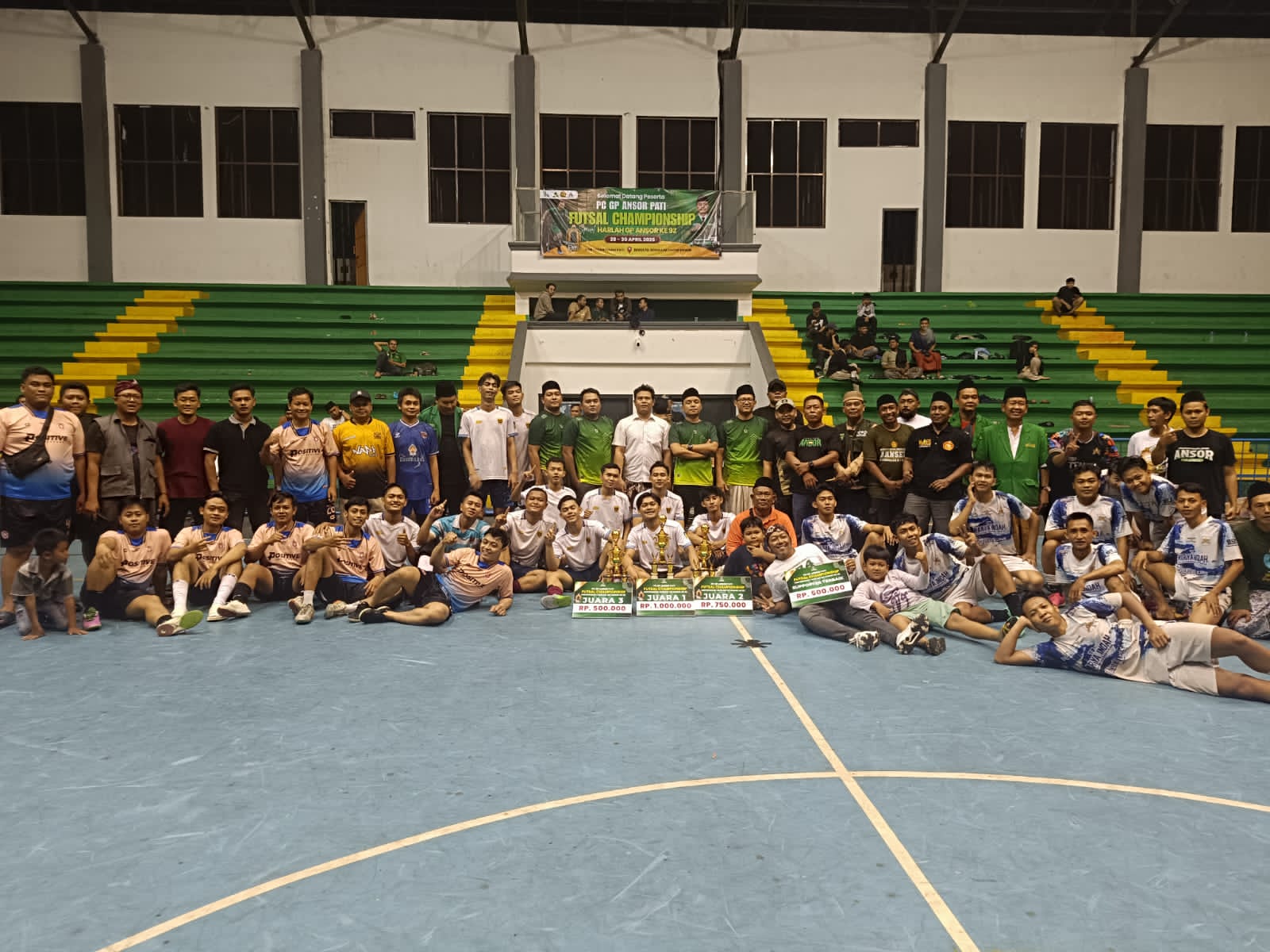 Peringati Harlah ke-92, PC GP Ansor Pati Sukses Gelar Turnamen Futsal Antar-PAC