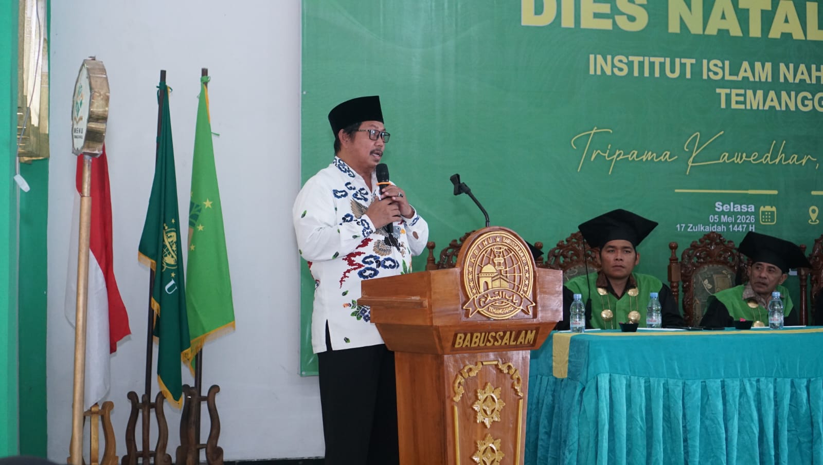 Kuliah Umum Dies Natalis INISNU, Sekretaris Kopertais Jateng Jelaskan Filosofi Serat Tripama