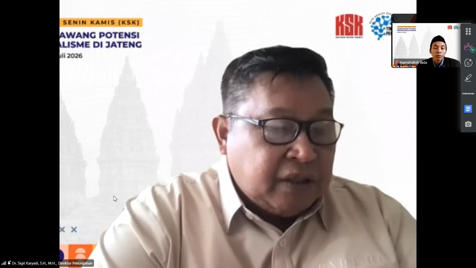 BNPT - FKPT Jateng Rillis Indeks Potensi Radikalisme (IPR), Ini Datanya!