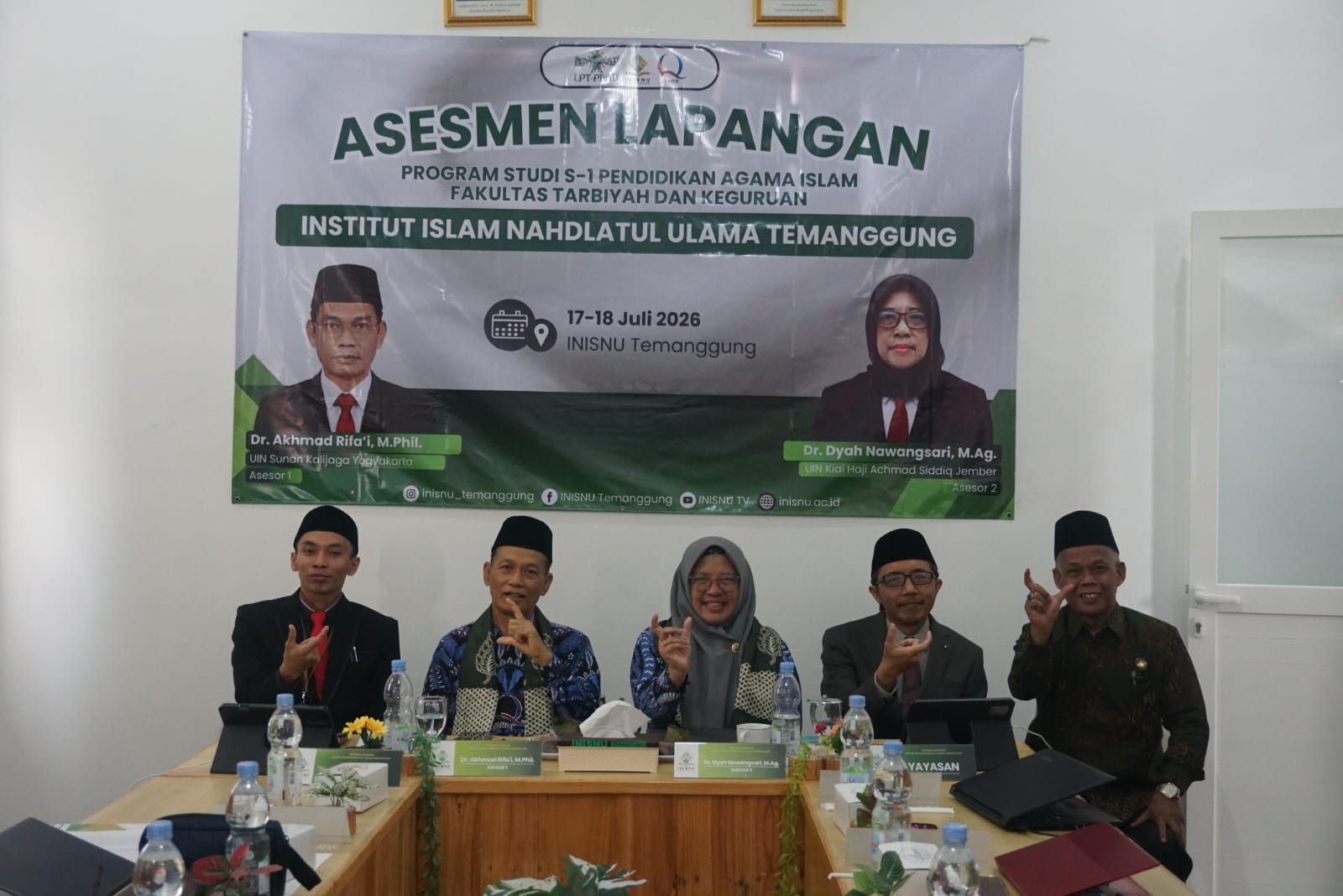 Asesmen Lapangan S1 PAI INISNU Temanggung Dimulai, Asesor LAMDIK Tekankan Budaya Mutu