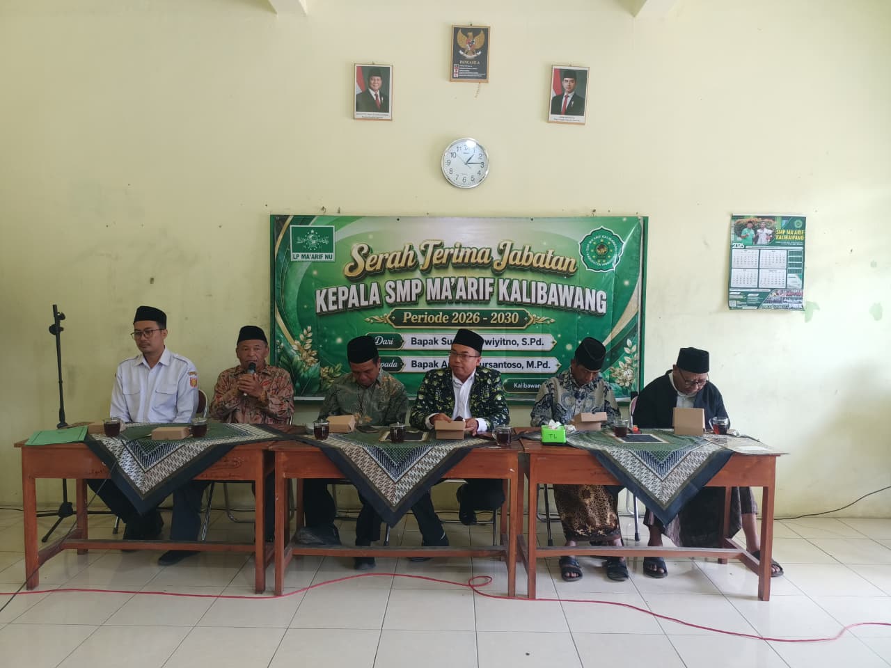 Lanjutkan Estafet Pengabdian, Aryadi Resmi Pimpin SMP Ma'arif Kalibawang Wonosobo