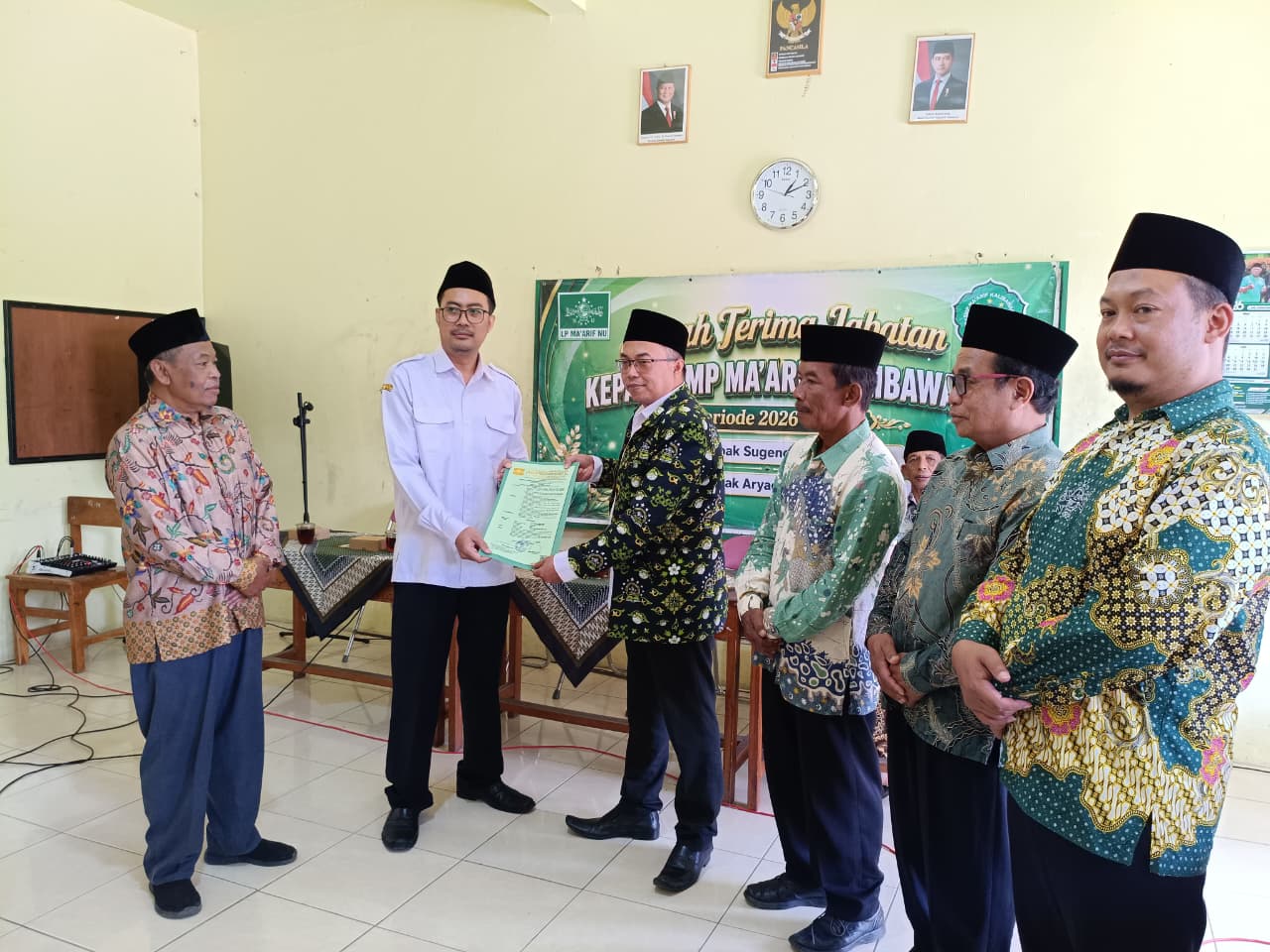 Aryadi Pimpin SMP Ma'arif Kalibawang Wonosobo